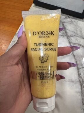 D'OR24K Prestige Turmeric Facial Scrub - Yellow